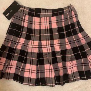 Black and pink mini skirt size S